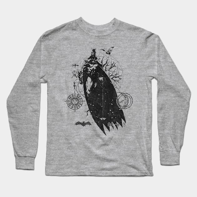 BATMAN - Mystic Long Sleeve T-Shirt by ROBZILLA